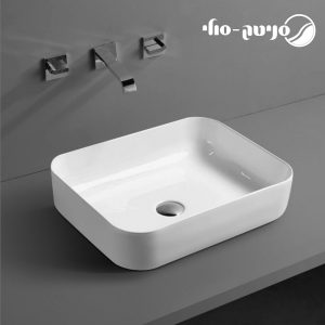 כיור סולי לבן - בעיצוב מיוחד לחדר האמבטיה